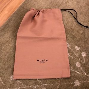Alaia brown dust bag 8.5x13.5 inches